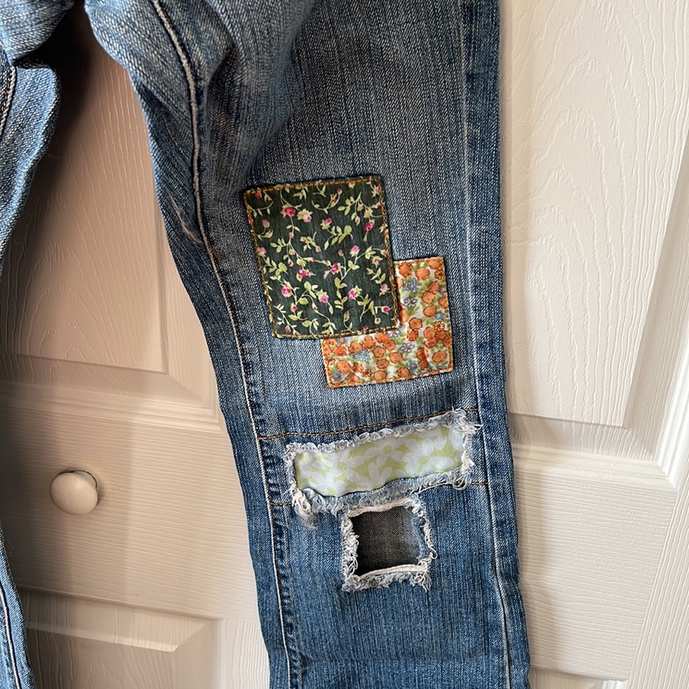 Rare!! Patchwork Boho Levi’s - image 3